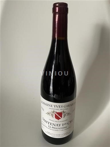 Burgundy Santenay Premier Cru Domaine Yves Girardin La Maladière 2022