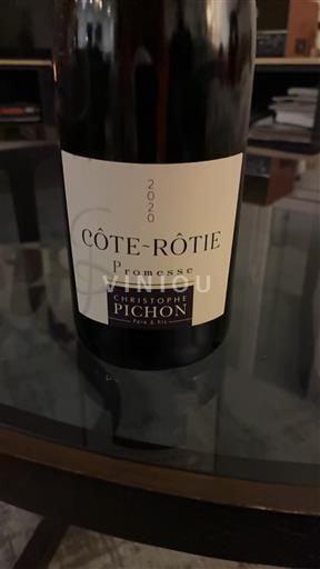 Thung lũng Rhône Côte-rôtie Domaine Christophe Pichon Promesse 2020