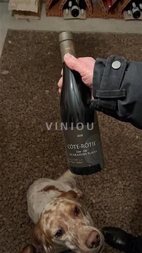 Rhônen laakso Côte-rôtie Domaine Bonserine Les Grandes Places 2018