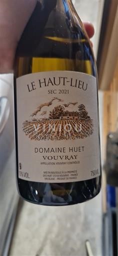 Loire Valley Vouvray Huet Le Haut-Lieu 2021