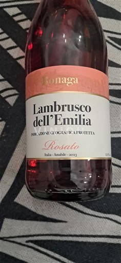 Emilia-Romaña No especificado Bonaga Rosato 2023