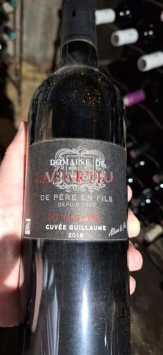 Sudoeste Gaillac Domaine Labarthe Guillaume 2018