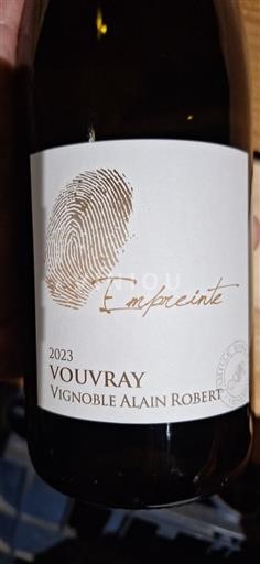 Thung lũng sông Loire Vouvray Vignoble Alain Robert Empreinte 2023