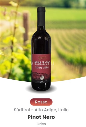 Tridentsko-Horní Adiže Nespecifikováno Cantina Gries Glöggler 2023