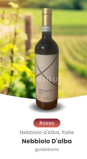 Piemonte Nebbiolo d'Alba Guidobono Loreto 2020
