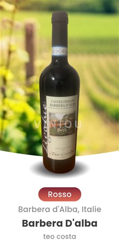 Piemonte Barbera d'Alba Teo Costa Ligabue 2022