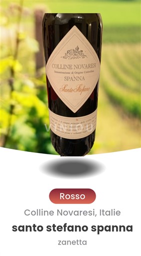 Piemont Colline Novaresi Zanetta Santo Stefano 2021