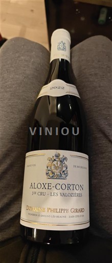 Burgundy Aloxe-Corton Premier Cru Domaine Philippe Girard Les Valozières 2022