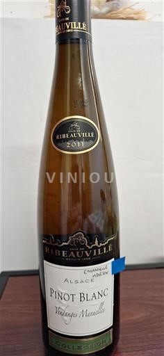 Elzas Pinot blanc Cave de Ribeauvillé Vendanges Manuelles 2011