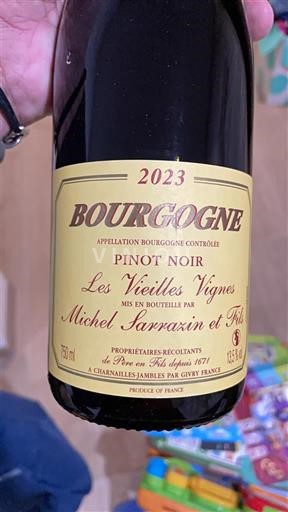 Burgundy Michel Sarrazin et Fils Les Vieilles Vignes 2023