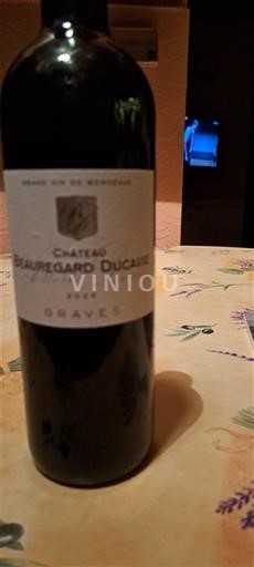 Bordeaux Graves Médaille Or Paris 2024 Château Beauregard Ducasse 2022