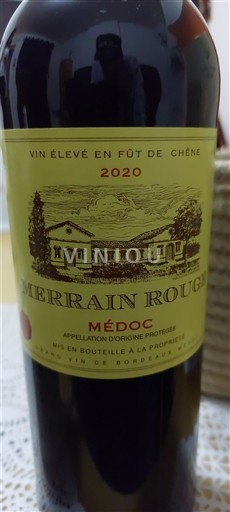 Bordeaux Médoc Fût de chêne, médaille d'or PARIS 2022 Merrain rouge 2020