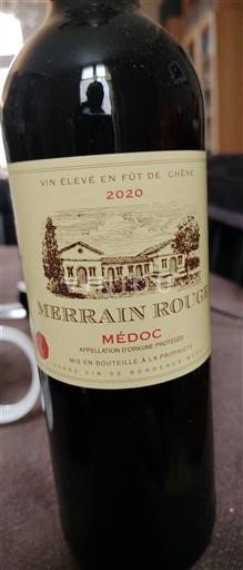 Burdeos Médoc Fût de chêne, médaille d'or PARIS 2022 Merrain rouge 2020