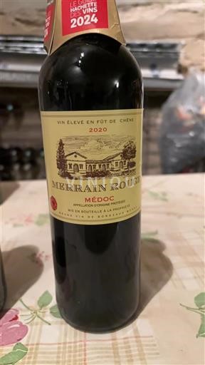 Bordoja Médoc Fût de chêne, médaille d'or PARIS 2022 Merrain rouge 2020