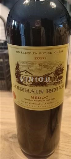Bordeaux Médoc Fût de chêne, médaille d'or PARIS 2022 Merrain rouge 2020