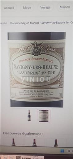 Burgundy Savigny-lès-Beaune Premier Cru Seguin-Manuel Lavières 1er Cru 2021