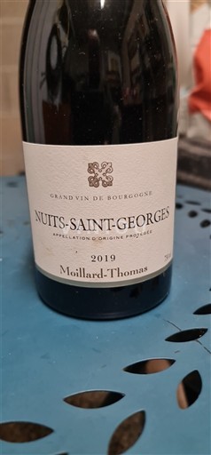 Burgundija Nuits-Saint-Georges Moillard-Thomas 2019