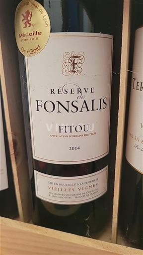 Linguadoca Fitou Foncalieu Réserve de Fonsalis 2014