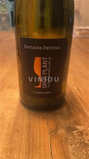 Vallée de la Loire Gros-plant-du-pays-nantais Domaine Petiteau L'Invincible 2024