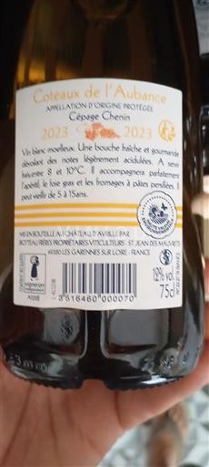 Thung lũng sông Loire Coteaux-de-l'aubance Château Avrillé 2023