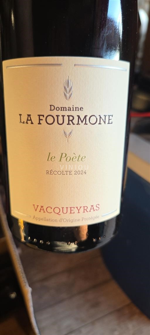 Valle del Rodano Vacqueyras La Fourmone le Poète 2024