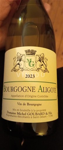 Burgundy Bourgogne Aligoté Michel Goubard & Fils 2023