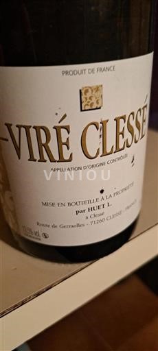 Bourgogne Viré-clessé Huet L 2018