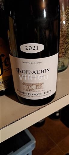 Borgoña San Aubin Grand Cru Domaine François Legros 2021
