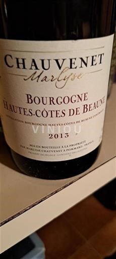 Burgund Nicht spezifiziert Domaine Chauvenet Marlyse 2013