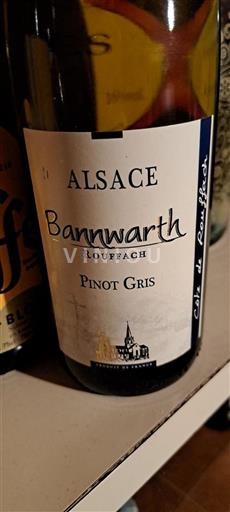 Alsacia Bannwarth Pinot Gris Sin añada