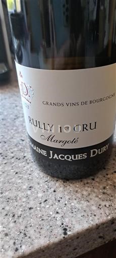 Bourgogne Ikke specificeret Premier Cru Domaine Jacques Dury Margoté 2023