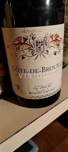Beaujolais Côte-de-brouilly Benoît Lafont Les Petits Fils 2018