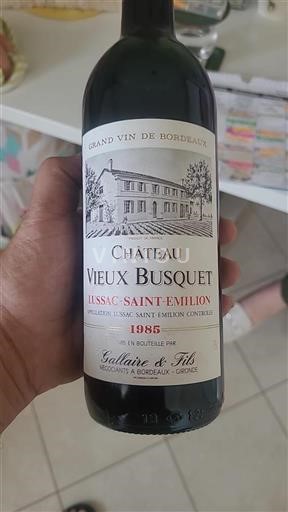 Bordeaux Lussac-Saint-Émilion Château Vieux-Busquet 1985