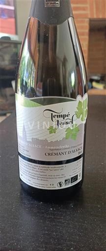 Alsace Crémant-d'alsace Vendanges Tardives Tempé-Jessel Non Millésimé