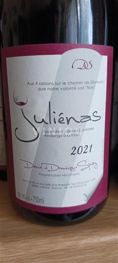 Beaujolais Juliénas Les Chaniers 2021