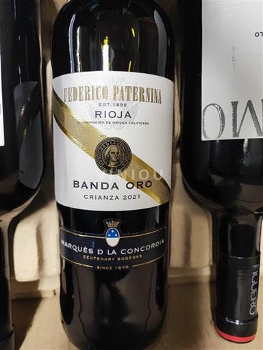 La Rioja Rioja MARQUES DE LA CONCORDIA Banda Oro 2021