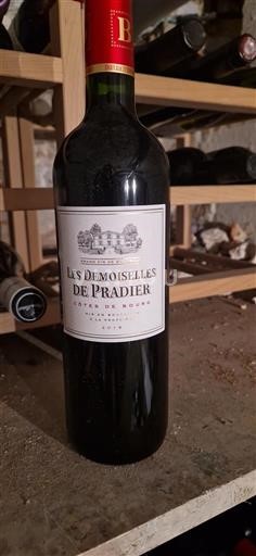 Burdeos Côtes-de-bourg Les Demoiselles de Pradier 2018