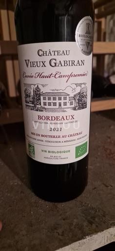 Burdeos Bordeaux Vieux Gabiran Haut-Campremier 2021