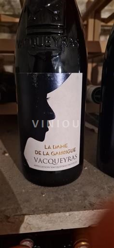 Rhône-dalen Vacqueyras La Dame de la Garrigue 2022