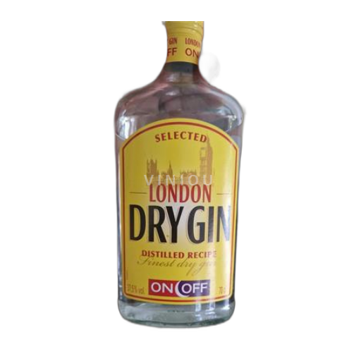 Gin London Dry Gin London Dry Gin On-Off Intermarché marque distributeur 1a Frankrig Ikke specificeret
