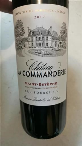 Bordeaux Saint-Estèphe Cru Bourgeois Château La Commanderie 2017