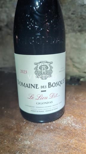 Vallée du Rhône Gigondas Domaine Des Bosquets Le Lieu Dit... 2023