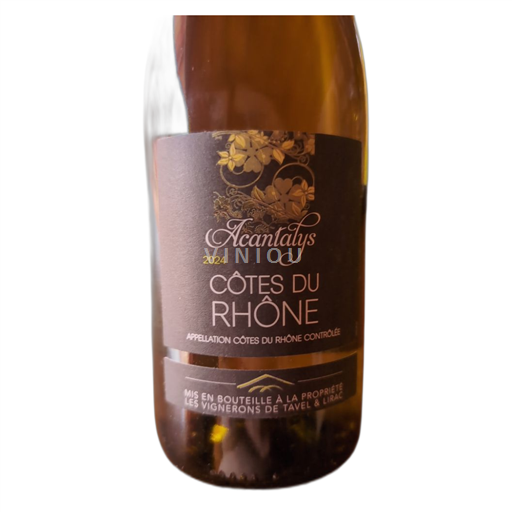 Thung lũng Rhône Côtes-du-rhône Les Vignerons de Tavel & Lirac Acantalys 2024