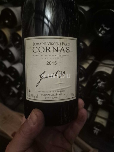 Rhônen laakso Cornas Domaine Vincent Paris Granit 30 2015
