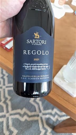 Vénétie Valpolicella Ripasso Sartori di Verona Regolo 2021