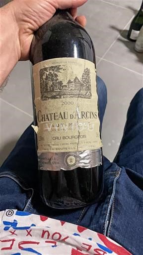 Bordeaux Haut-Médoc Cru Bourgeois Château Arcins 2000