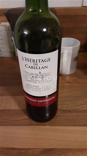 Linguadoca e Rossiglione Paese d'Oc L'Héritage de Carillan Cabernet Sauvignon Senza annata