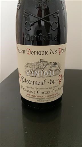 Rhônen laakso Châteauneuf-du-Pape Domaine Croze-Granier Ancien Domaine des Pontifes 2021