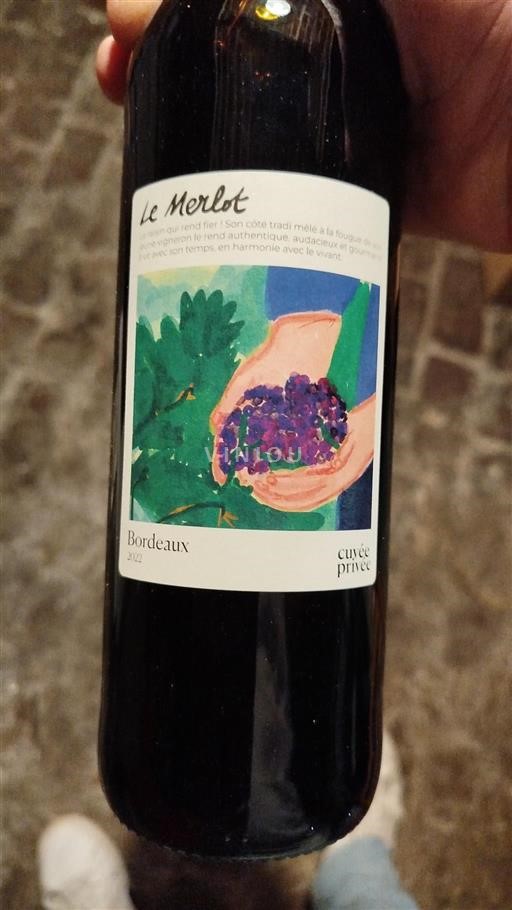 Burdeos Bordeaux Le Merlot 2022