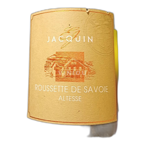 Savoie och Bugey Roussette de Savoie Jacquin 2019
